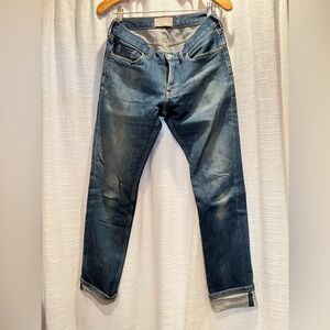 Everlane Organic Cotton Selvedge Slim Fit Jeans – Deep Indigo – 30x32